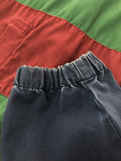 【中古品】【メンズ】 TOMMY HILFIGER トミーヒルフィガー 90'S BORDER SWING TOP JACKET 90年代 ボーダー スイングトップ ジャケット ライトアウター 146-260518-na-30-tagh サイズ：M カラー：マルチカラー 万代Net店