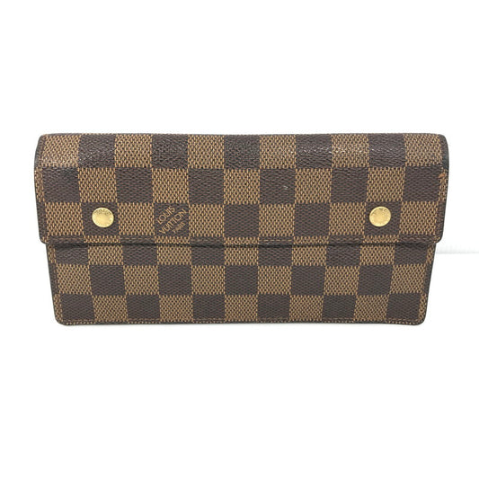 【中古品】【メンズ】 LOUIS VUITTON ルイ・ヴィトン ダミエ ポルトフォイユ アコルディオン N60002 長財布 ロングウォレット 179-250315-hi-12-tag カラー：エベヌ 万代Net店