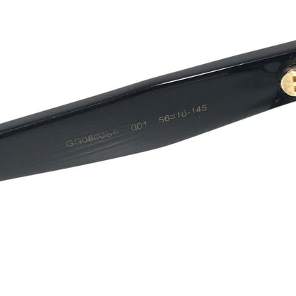 【中古品】【メンズ】 GUCCI グッチ SUNGLASSES GG0800SA サングラス アイウェア アクセサリー 183-250315-hi-15-tag サイズ：56ロ16 145 カラー：ブラック 万代Net店