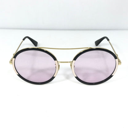 【中古品】【メンズ】 GUCCI グッチ SUNGLASSES GG0061S ラウンドデザイン サングラス アイウェア アクセサリー 183-250315-hi-14-tag サイズ：56ロ22 140 カラー：パープル/ブラック 万代Net店