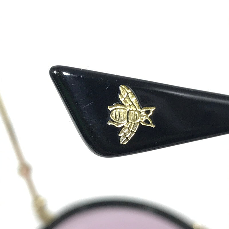 【中古品】【メンズ】 GUCCI グッチ SUNGLASSES GG0061S ラウンドデザイン サングラス アイウェア アクセサリー 183-250315-hi-14-tag サイズ：56ロ22 140 カラー：パープル/ブラック 万代Net店