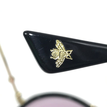 【中古品】【メンズ】 GUCCI グッチ SUNGLASSES GG0061S ラウンドデザイン サングラス アイウェア アクセサリー 183-250315-hi-14-tag サイズ：56ロ22 140 カラー：パープル/ブラック 万代Net店