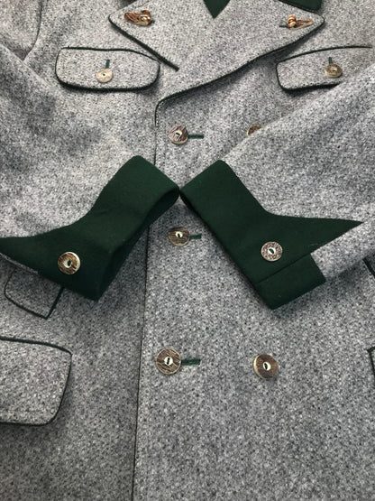 【中古品】【メンズ】 LODENFREY ローデンフリー LODEN-STEINER ローデンシュタイナー WOOL LONG COAT ウールロングコート ジャケット アウター 146-250321-yk-02-tag サイズ：52 カラー：グレー 万代Net店