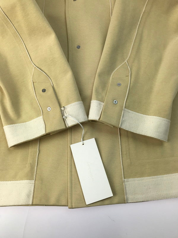 【中古品】【メンズ】 IRENISA イレニサ REVERSIBLE BAL COLLAR HALF COAT IH-23SS-C017-NR リバーシブルバルカラーハーフコート ライトアウター 140-250320-hi-04-tag サイズ：2 カラー：SMOKE YELLOW 万代Net店
