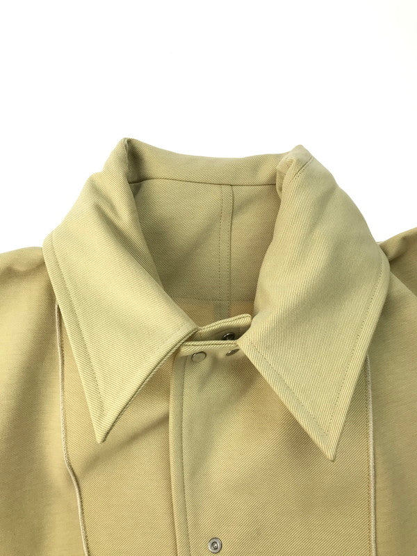【中古品】【メンズ】 IRENISA イレニサ REVERSIBLE BAL COLLAR HALF COAT IH-23SS-C017-NR リバーシブルバルカラーハーフコート ライトアウター 140-250320-hi-04-tag サイズ：2 カラー：SMOKE YELLOW 万代Net店