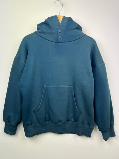 【中古品】【メンズ】 INDIAN HILL KNITTING SERVICE インディアン ヒル ニッティング サービス 23AW DOUBLE-FACE HOODIE ダブルフェイスフーディー トップス プルオーバーパーカー 142-260710-kk-06-hon サイズ：38 カラー：INK BLUE 万代Net店