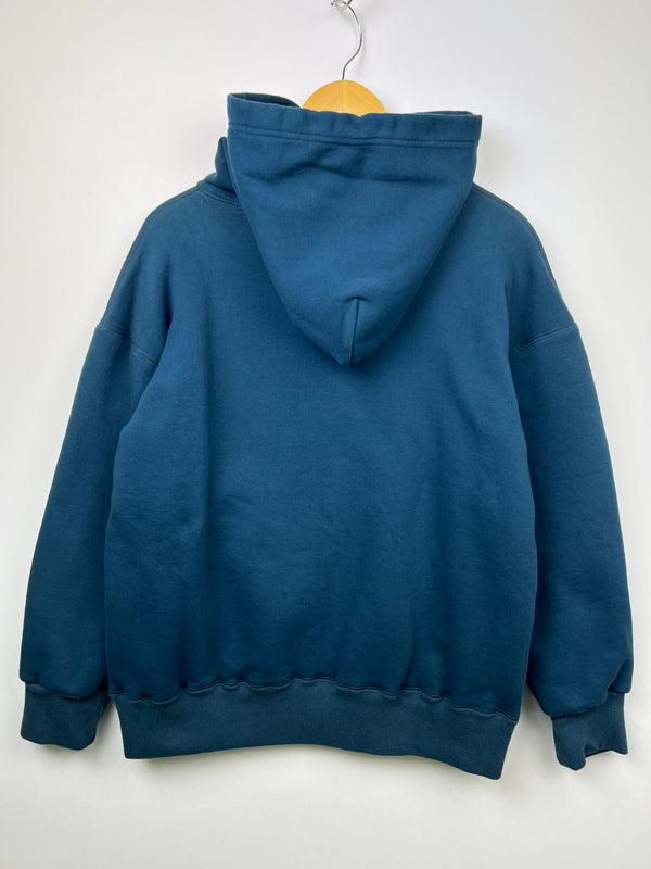 【中古品】【メンズ】 INDIAN HILL KNITTING SERVICE インディアン ヒル ニッティング サービス 23AW DOUBLE-FACE HOODIE ダブルフェイスフーディー トップス プルオーバーパーカー 142-260710-kk-06-hon サイズ：38 カラー：INK BLUE 万代Net店