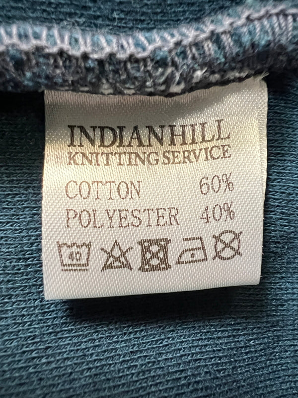 【中古品】【メンズ】 INDIAN HILL KNITTING SERVICE インディアン ヒル ニッティング サービス 23AW DOUBLE-FACE HOODIE ダブルフェイスフーディー トップス プルオーバーパーカー 142-260710-kk-06-hon サイズ：38 カラー：INK BLUE 万代Net店