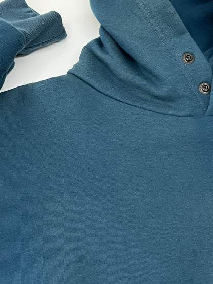 【中古品】【メンズ】 INDIAN HILL KNITTING SERVICE インディアン ヒル ニッティング サービス 23AW DOUBLE-FACE HOODIE ダブルフェイスフーディー トップス プルオーバーパーカー 142-260710-kk-06-hon サイズ：38 カラー：INK BLUE 万代Net店