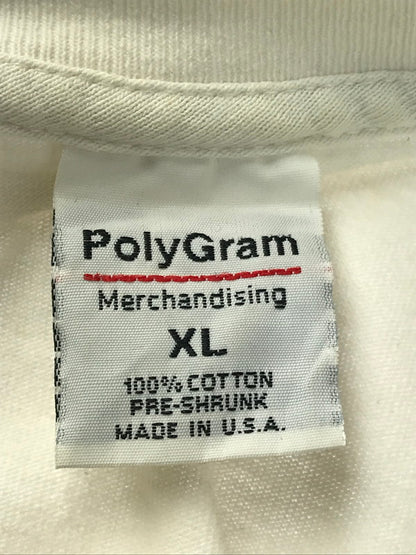 【現状渡し品】【メンズ】 POLYGRAMポリガレージ 90'S SHANIA TWAIN S S TEE シャナイア トゥエイン ショートスリーブティ 半袖Tシャツ トップス 146-250325-ss-09-tag サイズ：XL カラー：オフホワイト 万代Net店