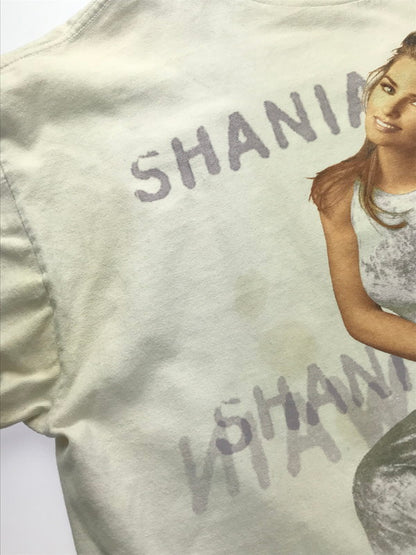 【現状渡し品】【メンズ】 POLYGRAMポリガレージ 90'S SHANIA TWAIN S S TEE シャナイア トゥエイン ショートスリーブティ 半袖Tシャツ トップス 146-250325-ss-09-tag サイズ：XL カラー：オフホワイト 万代Net店