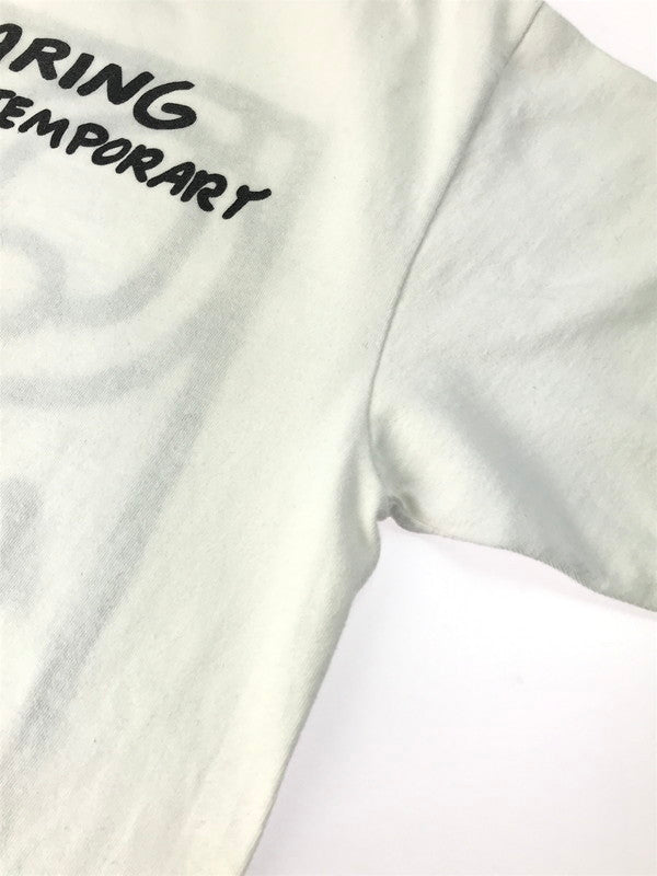 【中古品】【メンズ】 ONEITA オニータ 90's KEITH HARING ART TEE 90年代 キース・ヘリング アートTシャツ ハサミ 銀タグ 半袖Tシャツ 146-250323-hi-11-tag サイズ：L カラー：ホワイト 万代Net店