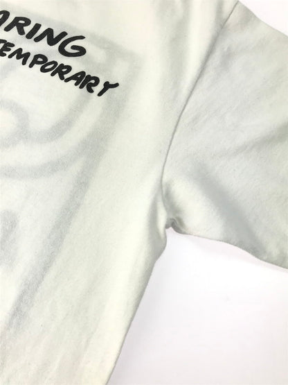 【中古品】【メンズ】 ONEITA オニータ 90's KEITH HARING ART TEE 90年代 キース・ヘリング アートTシャツ ハサミ 銀タグ 半袖Tシャツ 146-250323-hi-11-tag サイズ：L カラー：ホワイト 万代Net店