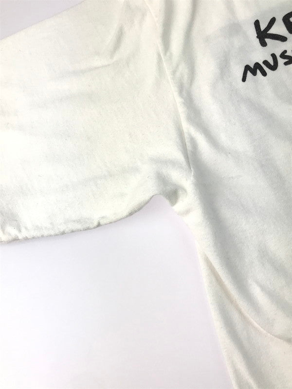 【中古品】【メンズ】 ONEITA オニータ 90's KEITH HARING ART TEE 90年代 キース・ヘリング アートTシャツ ハサミ 銀タグ 半袖Tシャツ 146-250323-hi-11-tag サイズ：L カラー：ホワイト 万代Net店