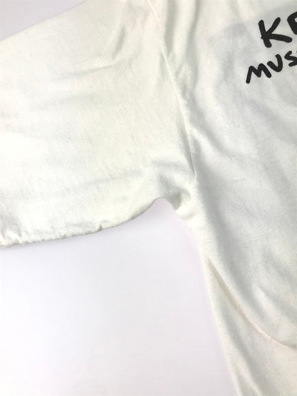【中古品】【メンズ】 ONEITA オニータ 90's KEITH HARING ART TEE 90年代 キース・ヘリング アートTシャツ ハサミ 銀タグ 半袖Tシャツ 146-250323-hi-11-tag サイズ：L カラー：ホワイト 万代Net店