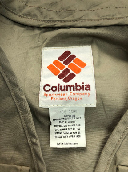 【現状渡し品】【メンズ】 Columbia コロンビア 80's VINTAGE PHOTOGRAPHER VEST 1168-269 80年代 ヴィンテージ フォトグラファーベスト アウトドア トップス 146-250321-yk-17-tag サイズ：M カラー：ベージュ 万代Net店