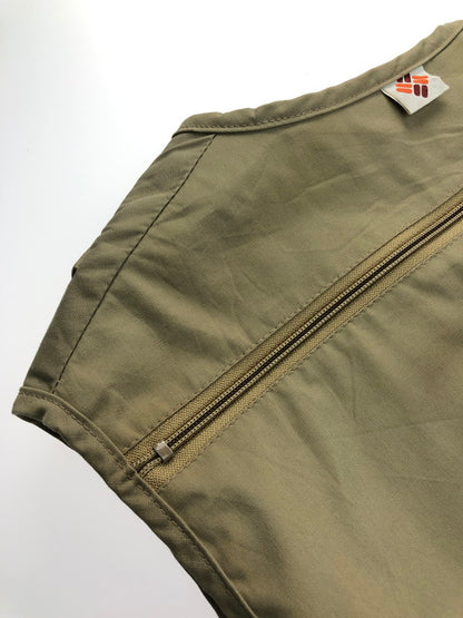 【現状渡し品】【メンズ】 Columbia コロンビア 80's VINTAGE PHOTOGRAPHER VEST 1168-269 80年代 ヴィンテージ フォトグラファーベスト アウトドア トップス 146-250321-yk-17-tag サイズ：M カラー：ベージュ 万代Net店