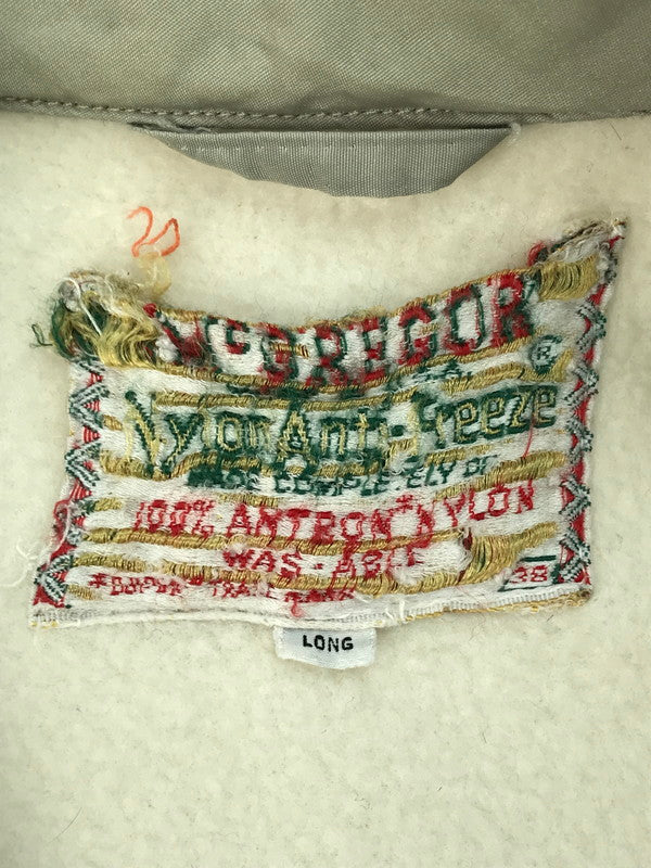 【現状渡し品】【メンズ】 McGregor マックレガー 60's NYLON ANTI FREEZE JACKET 60年代 ナイロン アンチフリーズ ジャケット アウター 146-250323-hi-18-tag サイズ：38 カラー：クリーム 万代Net店