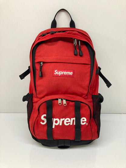 【中古品】【メンズ】 Supreme シュプリーム 15SS BACKPACK バックパック カバン リュック 188-260711-kk-12-hon カラー：レッド 万代Net店