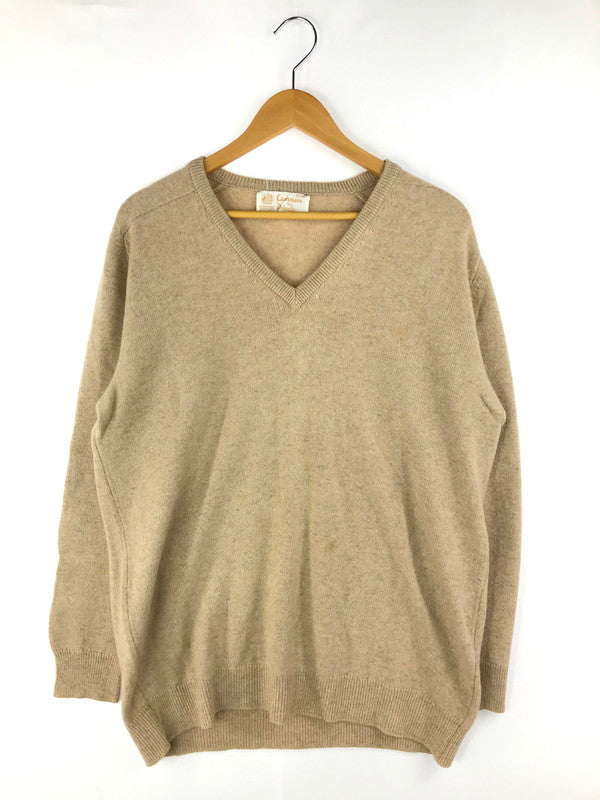 【中古品】【メンズ】 PRINGLE OF SCOTLAND プリングル オブ スコットランド Vネック セーター ニット トップス 146-250403-yk-24-tag サイズ：46 カラー：ベージュ 万代Net店