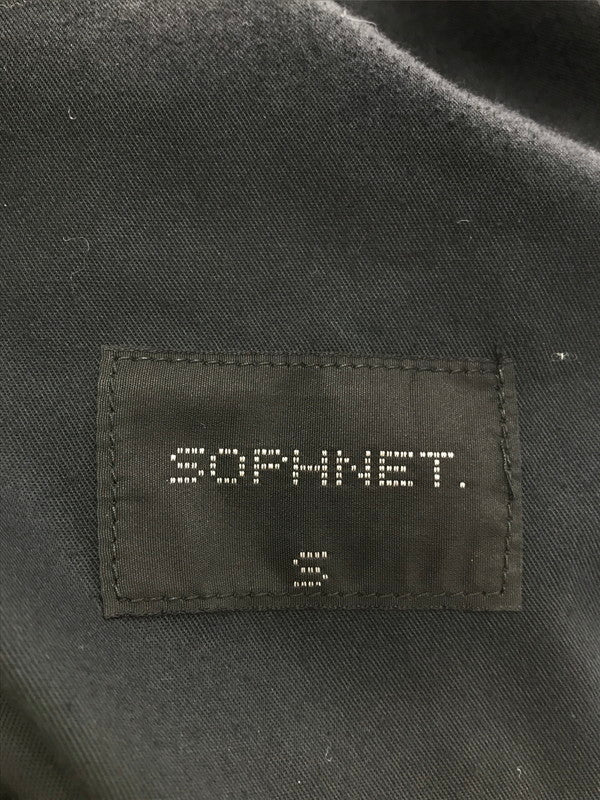 【中古品】【メンズ】 WIDE CROPPED PANTS SOPH-240025 ワイドクロップドパンツ ボトムス 153-250329-hi-13-tag サイズ：S カラー：ブラック 万代Net店