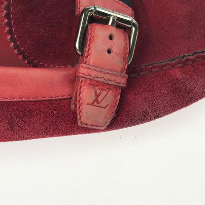 【中古品】【メンズ】 SUEDE LOAFERS スエードローファー ドライビングシューズ 靴 179-250403-yk-09-tag カラー：レッド 万代Net店