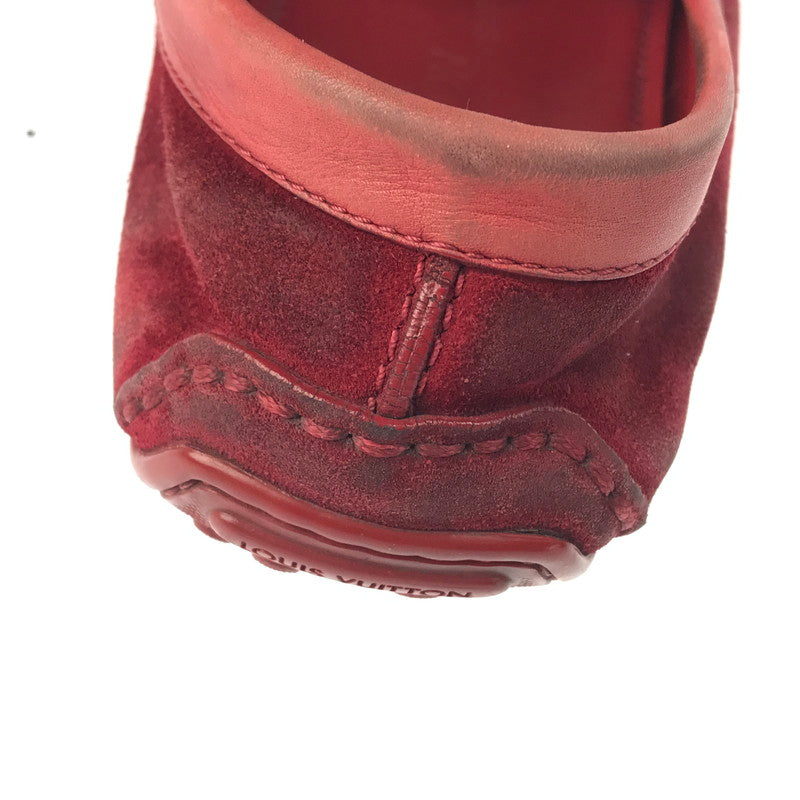 【中古品】【メンズ】 SUEDE LOAFERS スエードローファー ドライビングシューズ 靴 179-250403-yk-09-tag カラー：レッド 万代Net店
