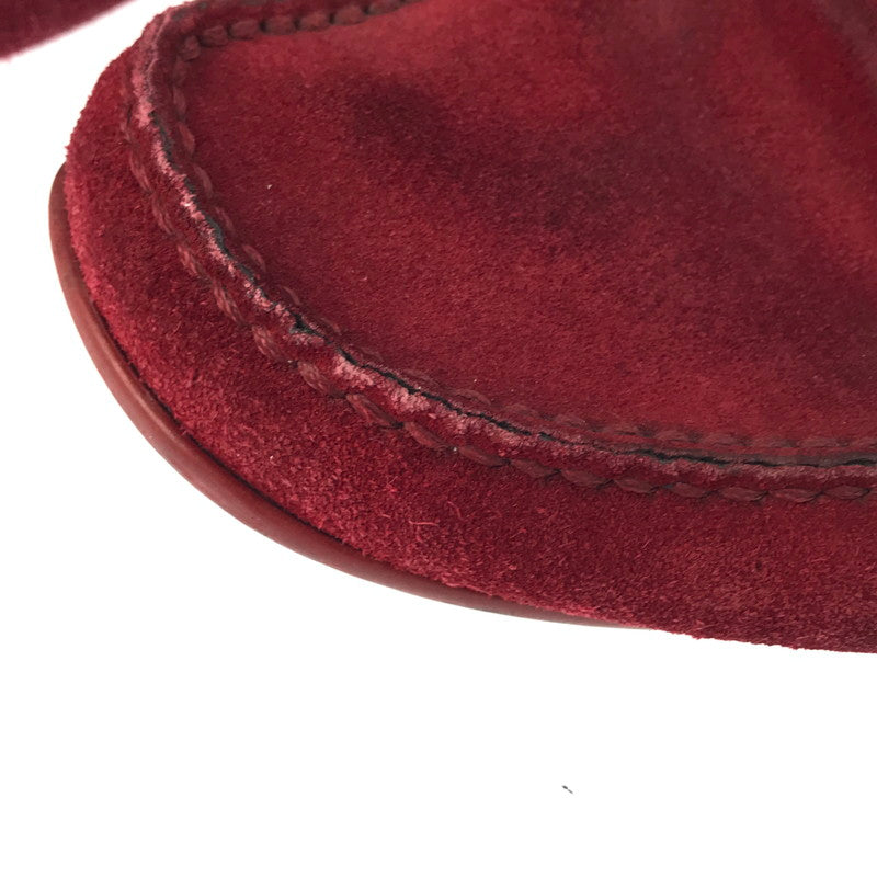 【中古品】【メンズ】 SUEDE LOAFERS スエードローファー ドライビングシューズ 靴 179-250403-yk-09-tag カラー：レッド 万代Net店