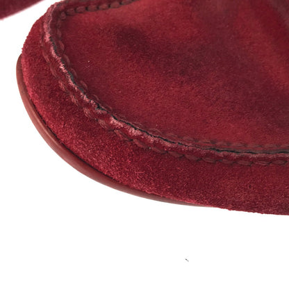 【中古品】【メンズ】 SUEDE LOAFERS スエードローファー ドライビングシューズ 靴 179-250403-yk-09-tag カラー：レッド 万代Net店