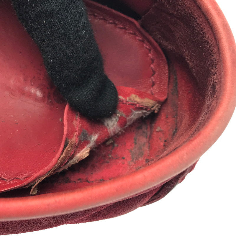 【中古品】【メンズ】 SUEDE LOAFERS スエードローファー ドライビングシューズ 靴 179-250403-yk-09-tag カラー：レッド 万代Net店