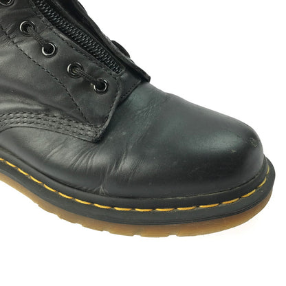 【中古品】【メンズ】 Dr.Martens ドクターマーチン × YOHJI YAMAMOTO ヨウジヤマモト 別注 コラボ FRONT ZIP 10EYE BOOT フロントジップ 10ホールブーツ 靴 164-250404-yk-19-tag サイズ：EU43 カラー：ブラック 万代Net店