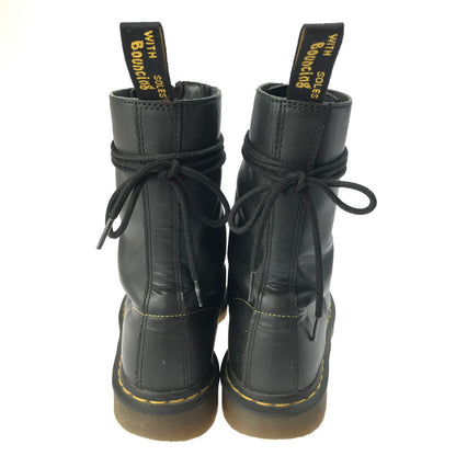 【中古品】【メンズ】 Dr.Martens ドクターマーチン × YOHJI YAMAMOTO ヨウジヤマモト 別注 コラボ FRONT ZIP 10EYE BOOT フロントジップ 10ホールブーツ 靴 164-250404-yk-19-tag サイズ：EU43 カラー：ブラック 万代Net店