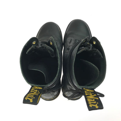 【中古品】【メンズ】 Dr.Martens ドクターマーチン × YOHJI YAMAMOTO ヨウジヤマモト 別注 コラボ FRONT ZIP 10EYE BOOT フロントジップ 10ホールブーツ 靴 164-250404-yk-19-tag サイズ：EU43 カラー：ブラック 万代Net店