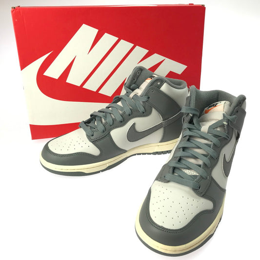 【中古美品】【メンズ】 NIKE ナイキ DUNK HIGH RETRO SE VINTAGE DM0582-001 ダンク ハイ レトロ シーズナル エディション ヴィンテージ スニーカー 靴 160-250331-hi-06-tag サイズ：26cm US 8 カラー：LIGHT BONE/TUMBLED GREY 万代Net店