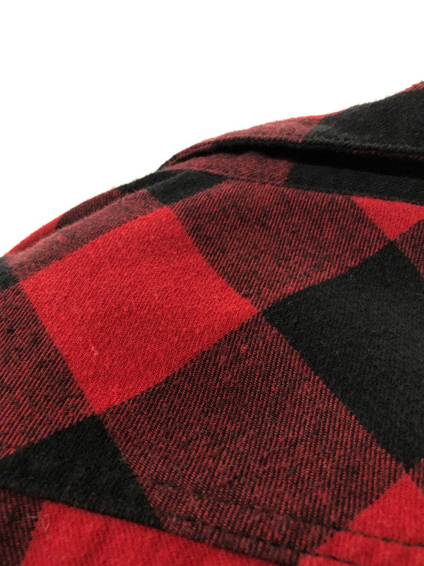 【現状渡し品】【メンズ】 TMT ティーエムティー × THE ROLLING STONES ザ ローリング ストーンズ CHECK SHIRTS TSH-F21SP03 チェックシャツ 長袖シャツ 140-260518-na-16-tagh サイズ：S カラー：レッド系 万代Net店