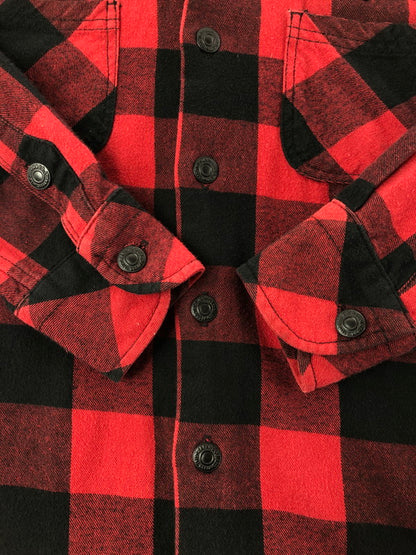 【現状渡し品】【メンズ】 TMT ティーエムティー × THE ROLLING STONES ザ ローリング ストーンズ CHECK SHIRTS TSH-F21SP03 チェックシャツ 長袖シャツ 140-260518-na-16-tagh サイズ：S カラー：レッド系 万代Net店