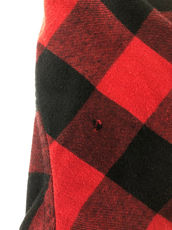 【現状渡し品】【メンズ】 TMT ティーエムティー × THE ROLLING STONES ザ ローリング ストーンズ CHECK SHIRTS TSH-F21SP03 チェックシャツ 長袖シャツ 140-260518-na-16-tagh サイズ：S カラー：レッド系 万代Net店