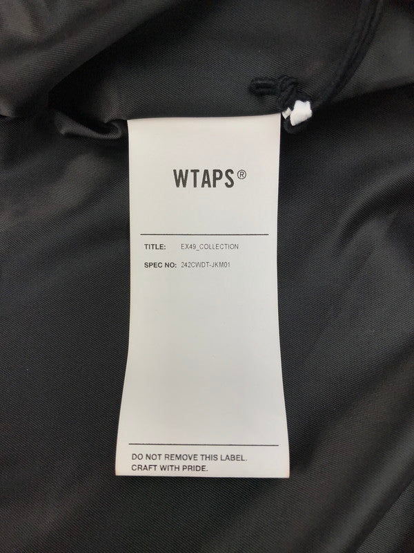 【中古品】【メンズ】 WTAPS ダブルタップス JC SYNTHETIC JACKET 242CWDT-JKM01 JC シンセティックジャケット アウター 142-250329-hi-09-tag サイズ：04 カラー：ブラック 万代Net店