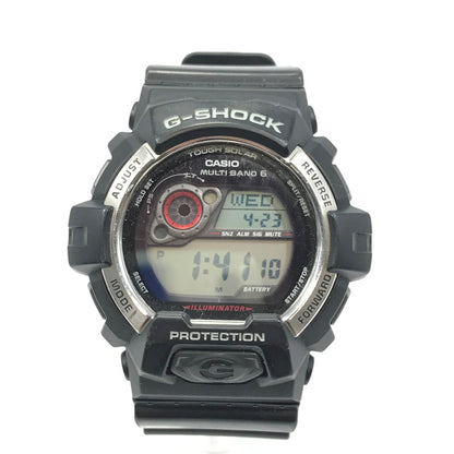 【中古品】【メンズ】 CASIO カシオ G-SHOCK ジーショック DIGITAL 8900 SERIES GW-8900A-1JF デジタル 電波ソーラー 腕時計 196-250425-yy-05-tag カラー：ブラック 万代Net店