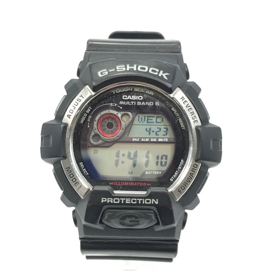 【中古品】【メンズ】 CASIO カシオ G-SHOCK ジーショック DIGITAL 8900 SERIES GW-8900A-1JF デジタル 電波ソーラー 腕時計 196-250425-yy-05-tag カラー：ブラック 万代Net店