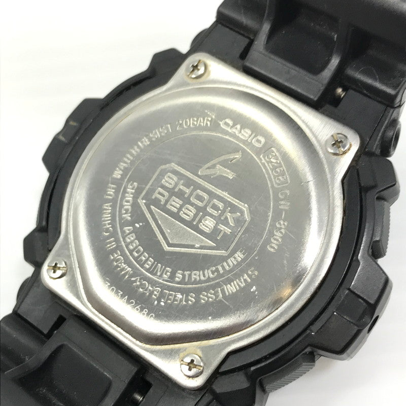 【中古品】【メンズ】 CASIO カシオ G-SHOCK ジーショック DIGITAL 8900 SERIES GW-8900A-1JF デジタル 電波ソーラー 腕時計 196-250425-yy-05-tag カラー：ブラック 万代Net店