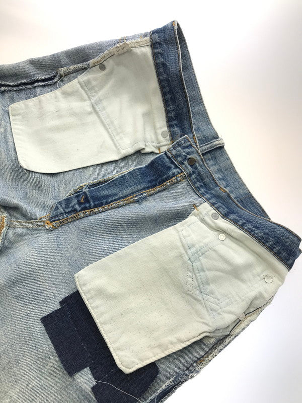 【現状渡し品】【メンズ】 Levi's リーバイス 70's DENIM PANTS 517-0217 70年代 デニムパンツ ジーンズ エルパソ工場 ボタン裏20 157-250329-hi-20-tag サイズ：W31 カラー：ライトインディゴ 万代Net店