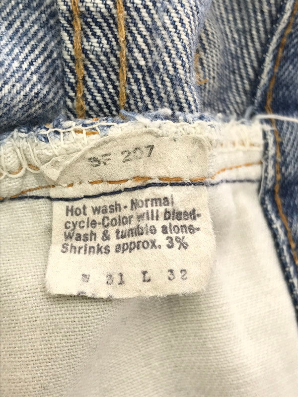 【現状渡し品】【メンズ】 Levi's リーバイス 70's DENIM PANTS 517-0217 70年代 デニムパンツ ジーンズ エルパソ工場 ボタン裏20 157-250329-hi-20-tag サイズ：W31 カラー：ライトインディゴ 万代Net店
