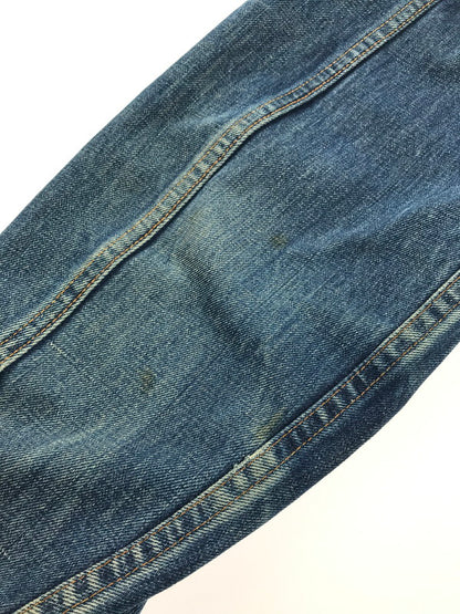 【現状渡し品】【メンズ】 Levi's リーバイス 70's 70505 4th DENIM TRACKER JACKET 70年代 デニム トラッカージャケット Gジャン ボタン裏526 布ケアタグ small e モデル ライトアウター 146-250329-hi-07-tag サイズ：なし カラー：ライトインディゴ 万代Net店