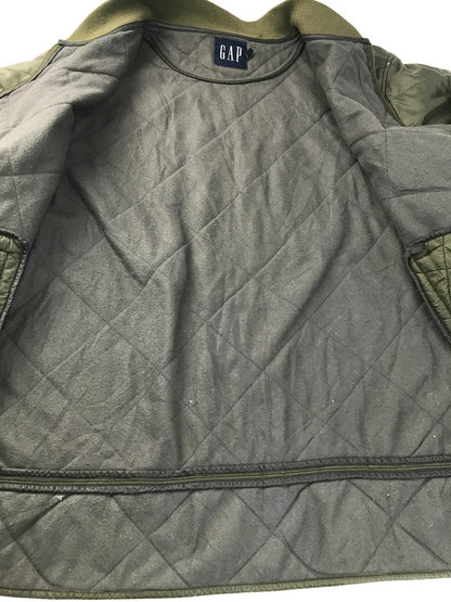 【現状渡し品】【メンズ】 OLD GAP オールドギャップ QUILTING JACKET キルティングジャケット　アウター 146-250403-ki-06-tag サイズ：L カラー：カーキ 万代Net店
