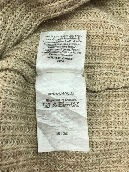 【中古品】【メンズ】 HENLEY NECK KNIT SWEATER ヘンリーネックニットセーター 144-250329-hi-02-tag サイズ：L カラー：ベージュ 万代Net店