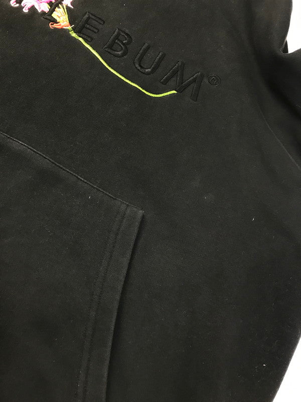【中古品】【メンズ】 APPLEBUM アップルバム FLOWER LOGO SWEAT PARKA フラワーロゴ スウェットパーカー フーディー トップス 142-250403-ki-04-tag サイズ：L カラー：ブラック 万代Net店