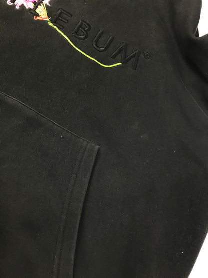 【中古品】【メンズ】 APPLEBUM アップルバム FLOWER LOGO SWEAT PARKA フラワーロゴ スウェットパーカー フーディー トップス 142-250403-ki-04-tag サイズ：L カラー：ブラック 万代Net店