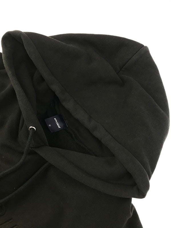 【中古品】【メンズ】 APPLEBUM アップルバム FLOWER LOGO SWEAT PARKA フラワーロゴ スウェットパーカー フーディー トップス 142-250403-ki-04-tag サイズ：L カラー：ブラック 万代Net店