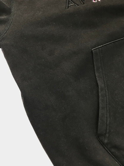 【中古品】【メンズ】 APPLEBUM アップルバム FLOWER LOGO SWEAT PARKA フラワーロゴ スウェットパーカー フーディー トップス 142-250403-ki-04-tag サイズ：L カラー：ブラック 万代Net店